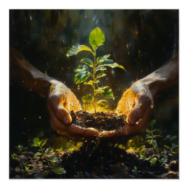 Póster Hands Holding Hope (Frente)