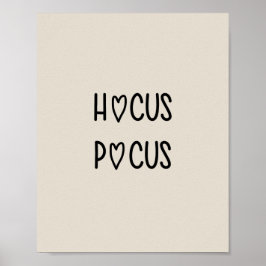Poster Handwritten hocus pocus
