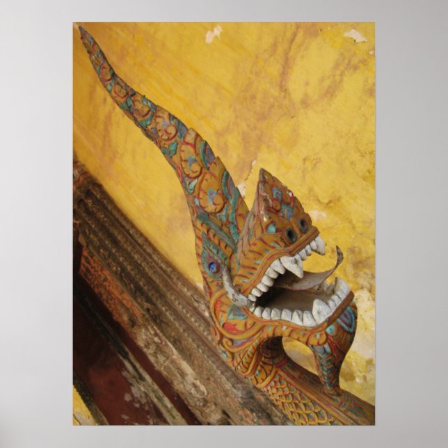Póster Hang Hod ... Naga em Vientiane, Laos (Frente)