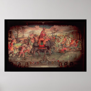 Póster Hannibal Atravessando os Alpes