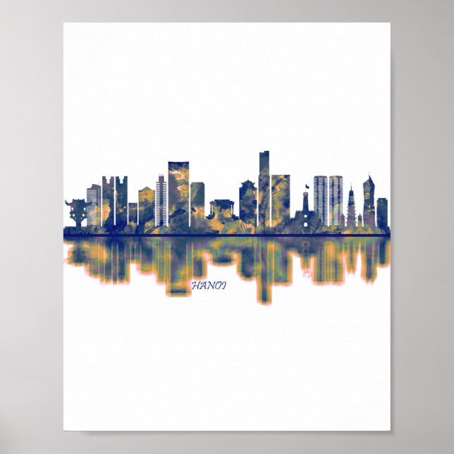 Poster Hanoi Skyline (Frente)