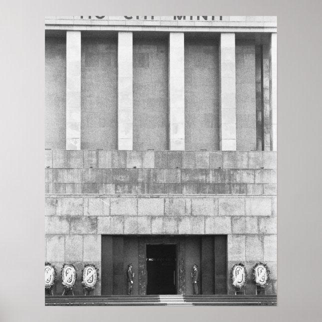 Póster Hanói Vietnã, Mausoléu de Ho Chi Minh (Frente)