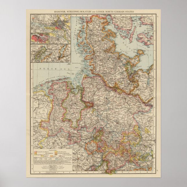 Poster Hanover, Schleswig Holstein (Frente)