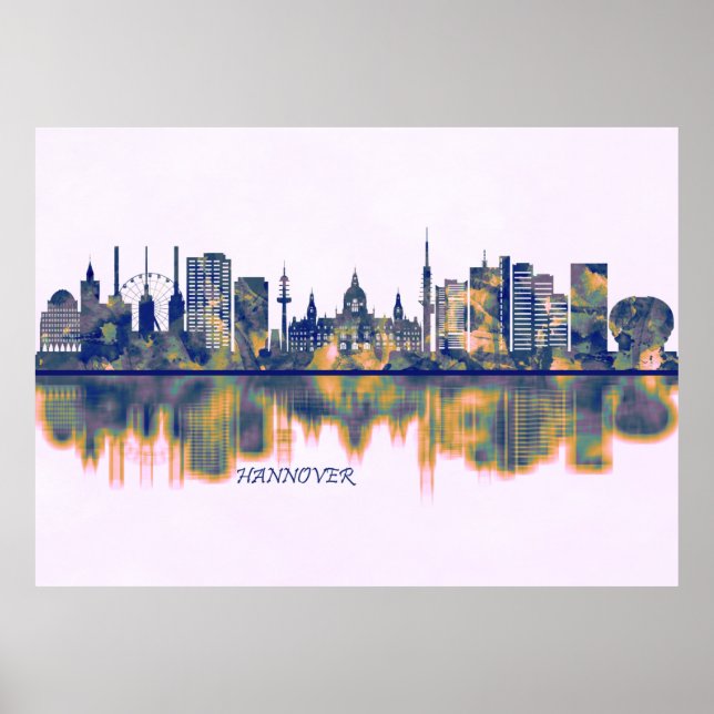 Poster Hanover Skyline (Frente)