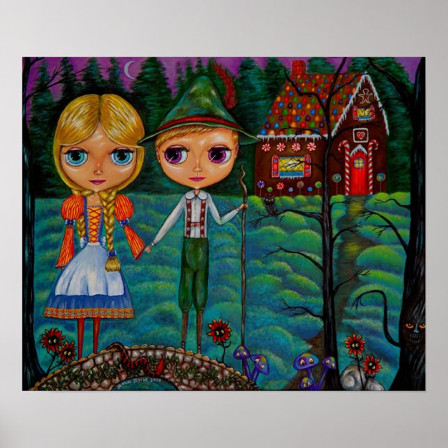Poster Hansel e Gretel Blythe Dolls (Frente)