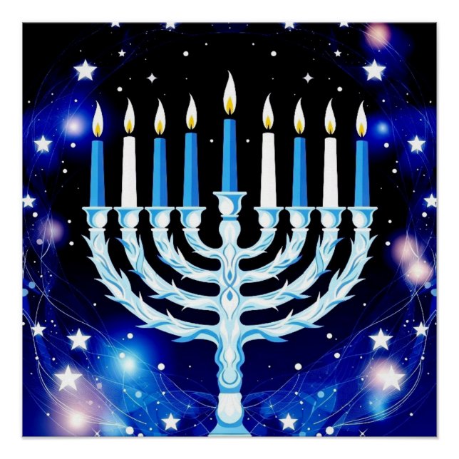 PÓSTER HANUKÁ (Frente)