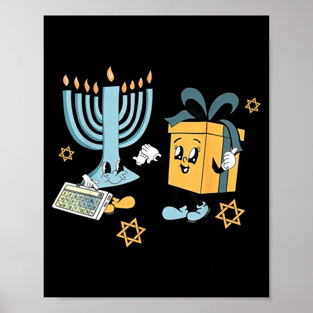Poster Hanukkah Aac Speech Therast Slp Communication Acce (Frente)