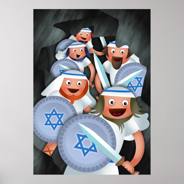 Póster Hanukkah e os Macabeus (Frente)