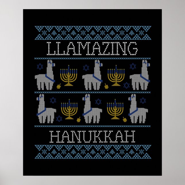 Poster Hanukkah - Llamazing Hanukkah (Frente)