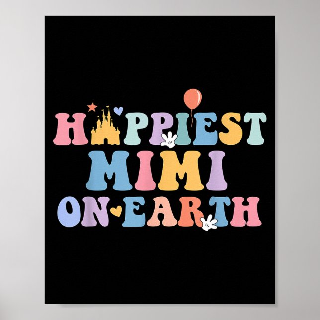 Poster Hapest Mimi On Earth Hapest Grandma Matching Famil (Frente)