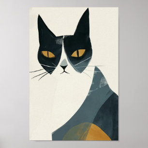 Poster Happy Boho Cat