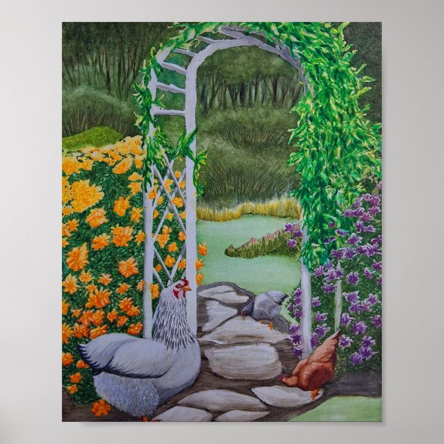 Poster Happy Chicken Park (Frente)
