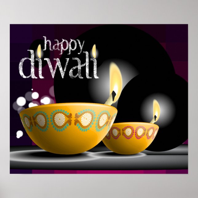 Poster Happy Diwali... (Frente)