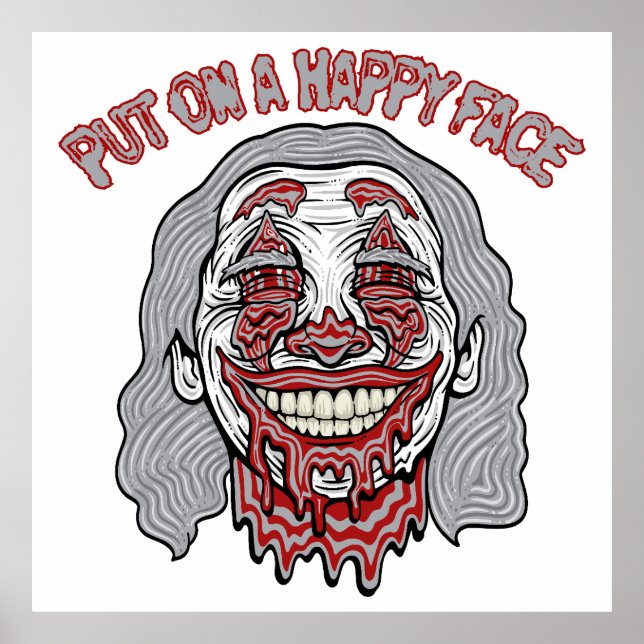 Poster Happy Face Villain (Frente)
