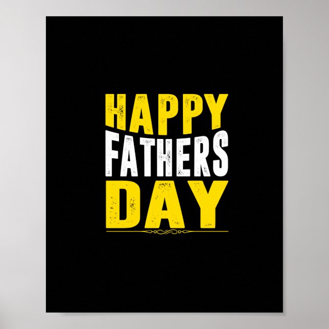 Poster happy fathers day (Frente)