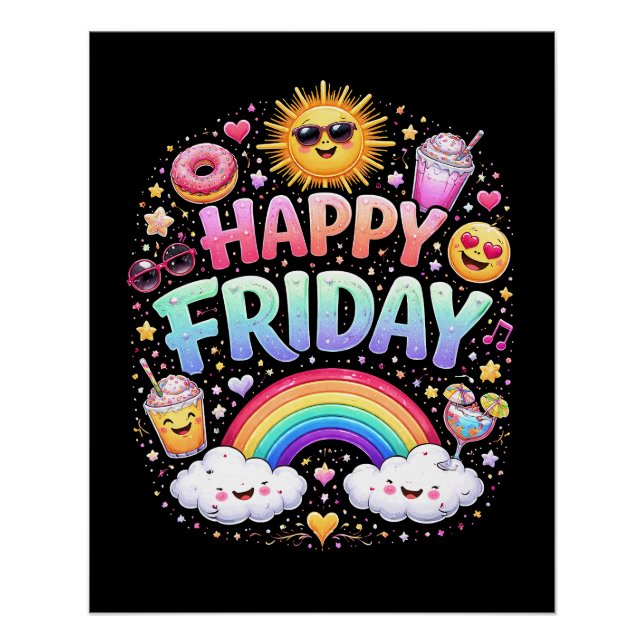 Póster Happy Friday (Frente)