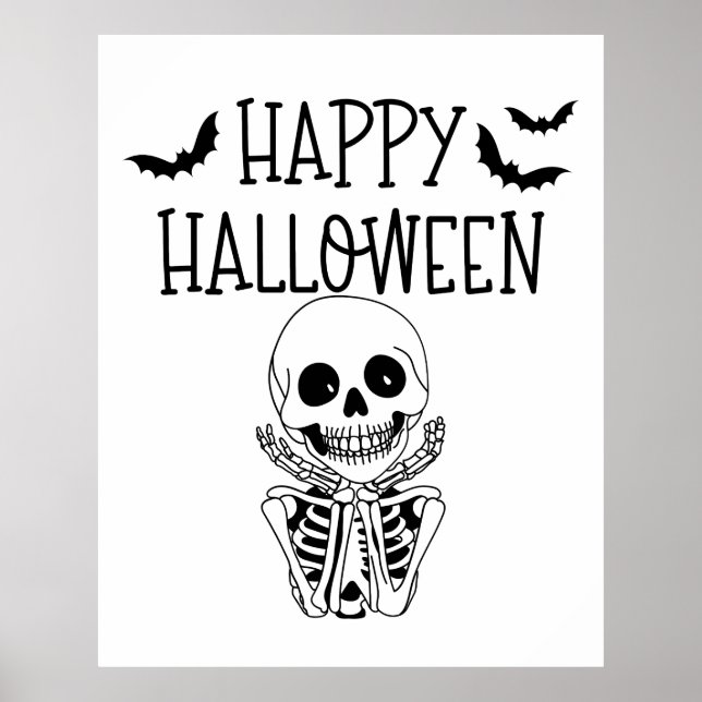 Poster Happy Halloween Affiche (Frente)