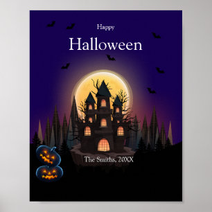 Poster Happy Halloween Castle