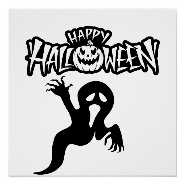 Póster Happy Halloween Poster brillant (Frente)