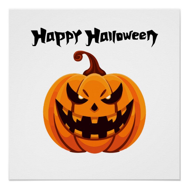 Póster Happy Halloween Poster brillant (Frente)