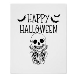 Póster Happy Halloween Poster brillant