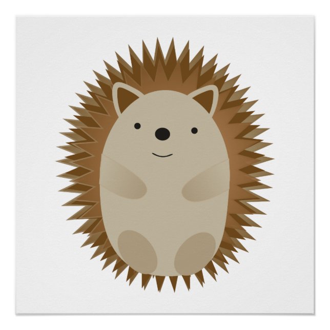 Póster Happy Hedgehog (Frente)