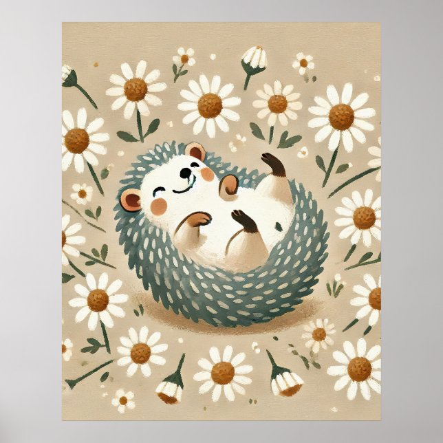 Poster Happy Hedgehog (Frente)