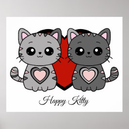 Poster Happy Kitty 1