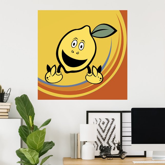 Poster Happy Lemon Face (Criador carregado)