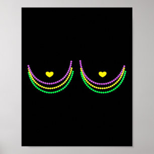 Poster Happy Mardi Gras Funny Mardi