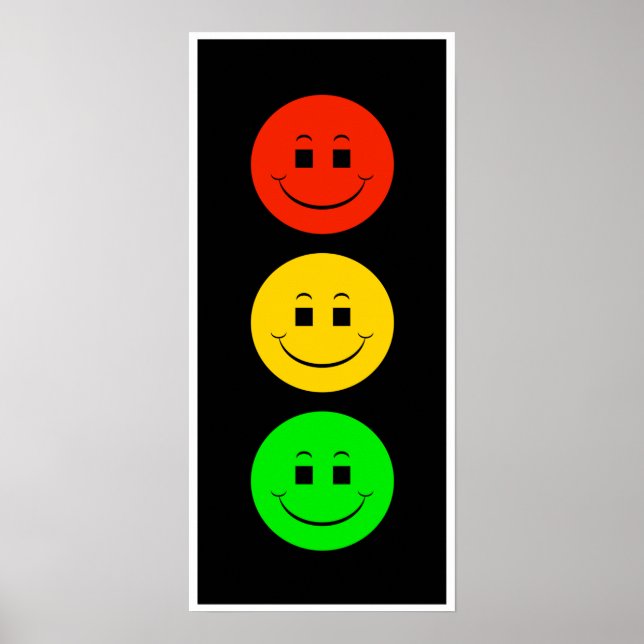 Poster Happy Moody Stoplight (Frente)