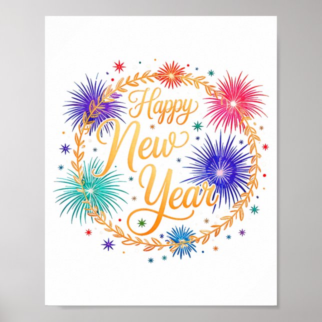 Poster Happy New Year 2026  (Frente)