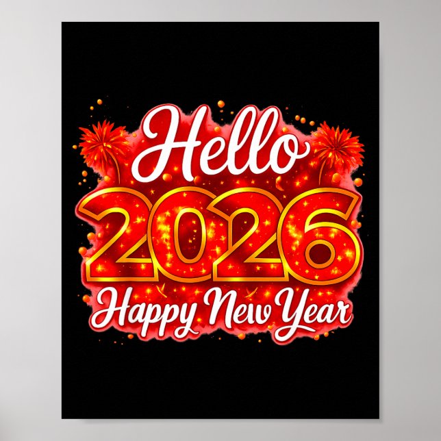 Poster Happy New Year 2026 New Year Party S For Friends F (Frente)