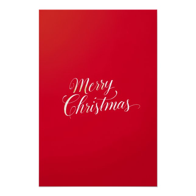 Póster Happy New Year Merry Christmas Holiday Season (Frente)