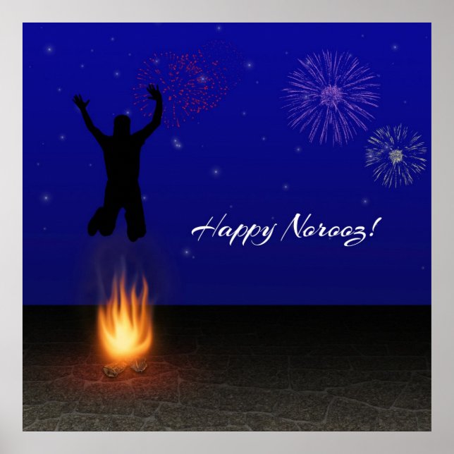 Póster Happy Noroz Chahar-Shanbeh-Suri (Frente)