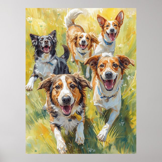 Poster Happy Puppies  (Frente)