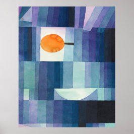 Poster Harbinger da abstrato do outono, a aquarela Paul K