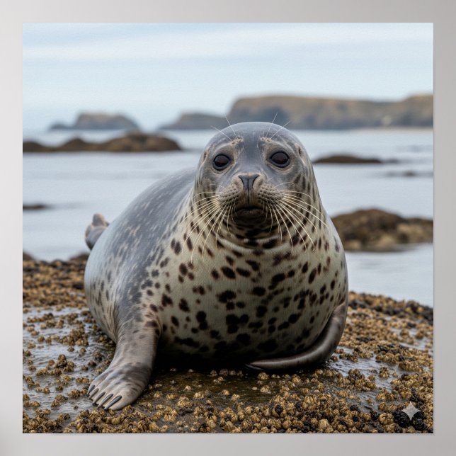 Poster Harbor Seal (Frente)