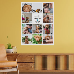 Poster Hardect Goodbye   Pet Memorial 11 Colagem Fotográf