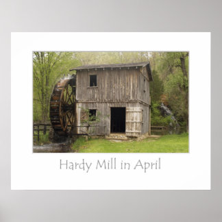 Póster Hardy Mill em abril