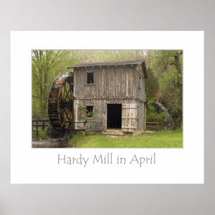 Póster Hardy Mill in April
