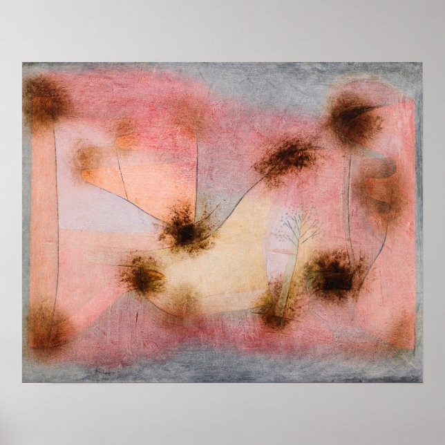 Poster Hardy Plant (1934), por Paul Klee (Frente)