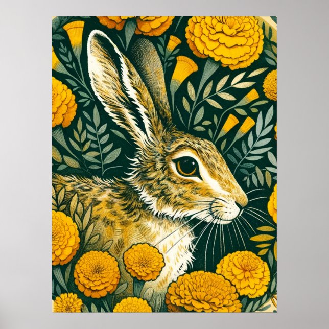 Poster Hare Marigold (Frente)