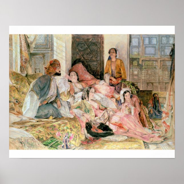 Póster Harem, c.1850 (Frente)