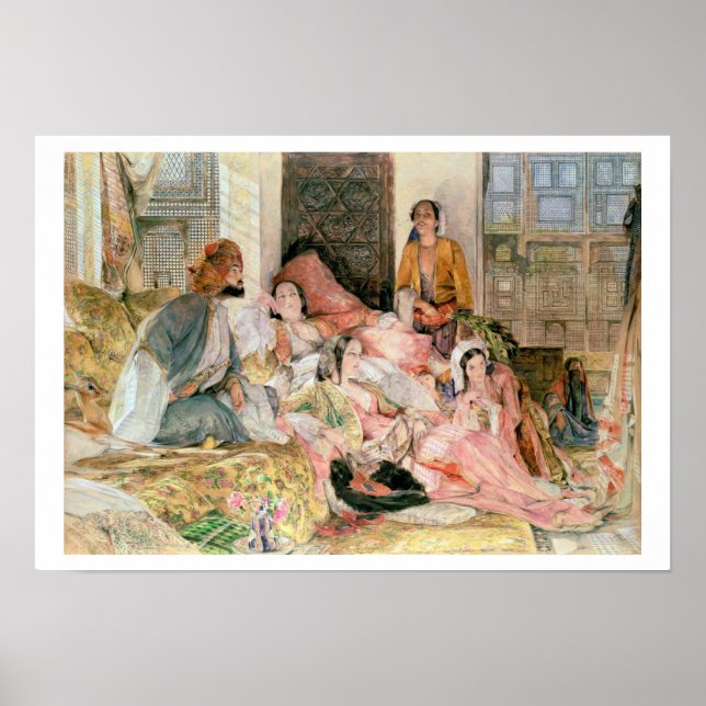 Póster Harem, c.1850 (Frente)