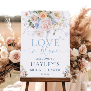 Poster Hargrove Blue Love In Bridal Bloom Chá