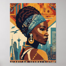 Poster Harlem Renaissance Abstrato