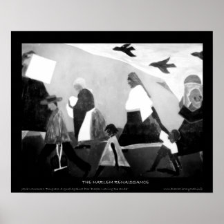Poster Harlem Renaissance Art - A Série Migração