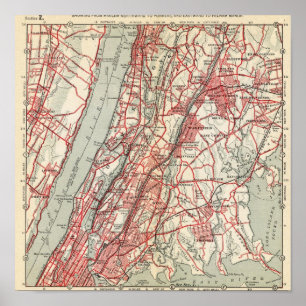 Póster Harlem, Yonkers, solar de Pelham, New York