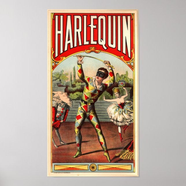 Póster Harlequin (Frente)